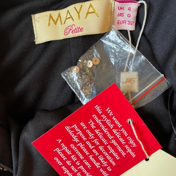 Sequin Black Mini Dress - Picture 4 of 4